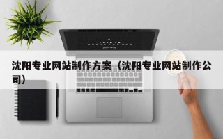 承德沈阳专业网站制作方案（沈阳专业网站制作公司）